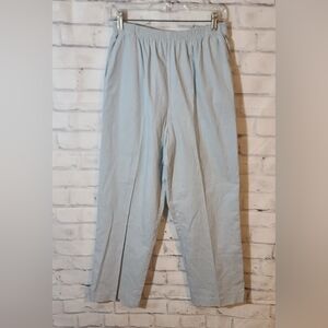 Alfred Dunner Petite Striped Pull On Pants Sz 14P